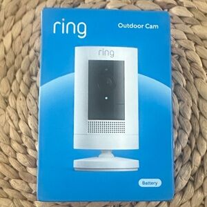 Ring Stick Up Cam Battery Wireless Indoor/ Outdoor Camera HD Video Alexa NIB